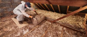 loft installation being installed