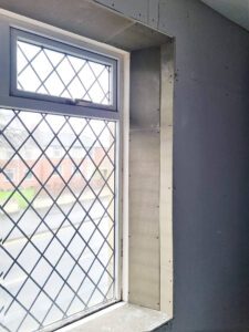 internal wall insulation boarded