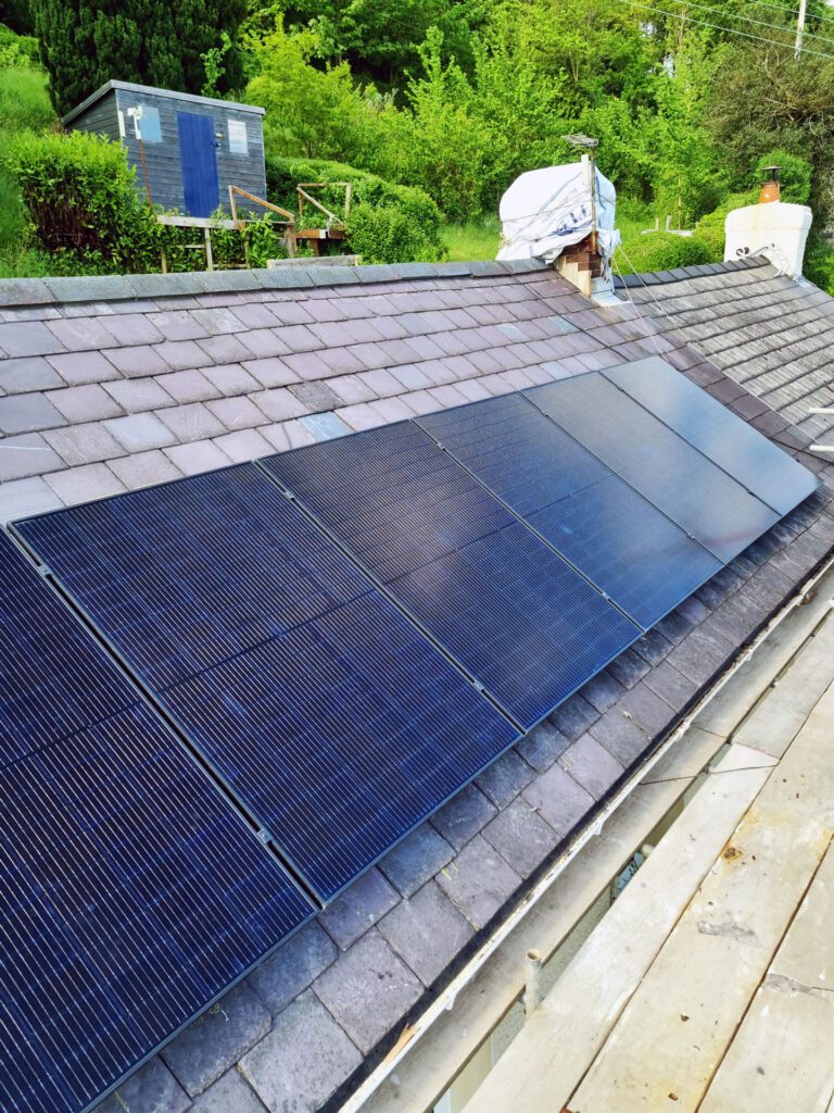 solar panels installed in Chester farm