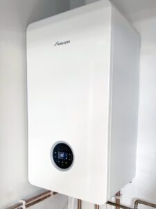 white worcester boiler installed